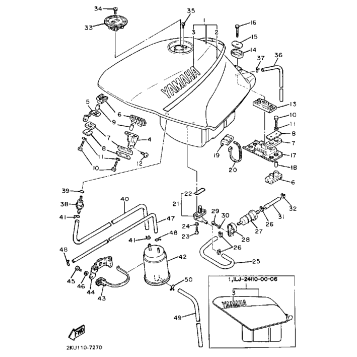 FUEL TANK CALIFORNIA MODEL ONLY