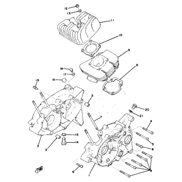 CRANKCASE - CYLINDER