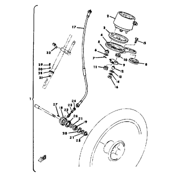 SPEEDOMETER KIT (OPTIONAL PARTS)