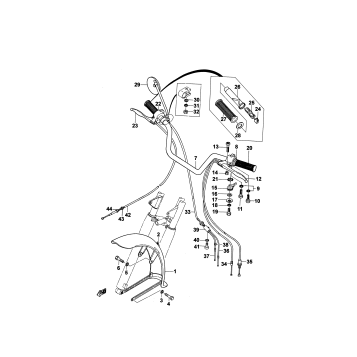 HANDLE - FRONT FENDER