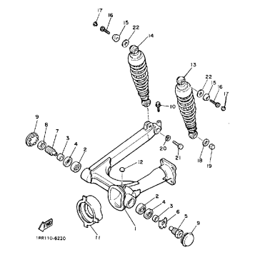 SWING ARM REAR SHOCKS