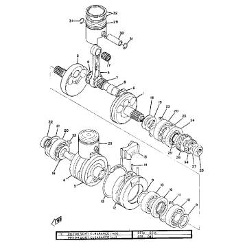 CRANKSHAFT & PISTON