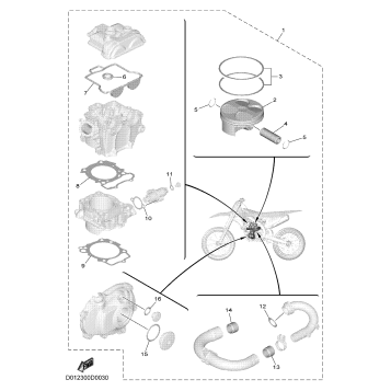 4 PISTON REBUILT KIT