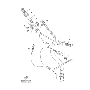 STEERING HANDLE CABLE