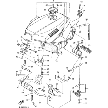 FUEL TANK CALIFORNIA MODEL ONLY