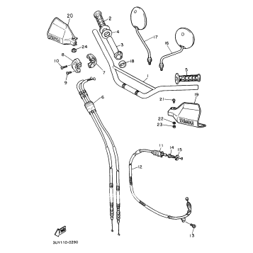 STEERING HANDLE CABLE
