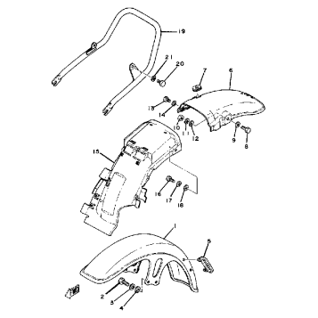 FRONT FENDER REAR FENDER