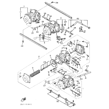 CARBURETOR NONCALIFORNIA MODEL