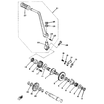 KICK STARTER ALTERNATE PARTS