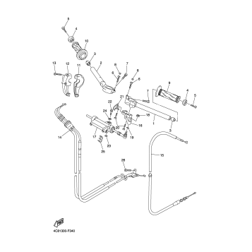 STEERING HANDLE CABLE