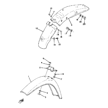 FRONT FENDER-REAR FENDER