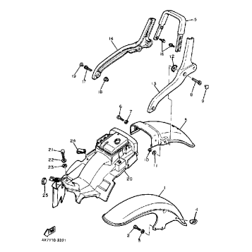 FRONT FENDER REAR FENDER