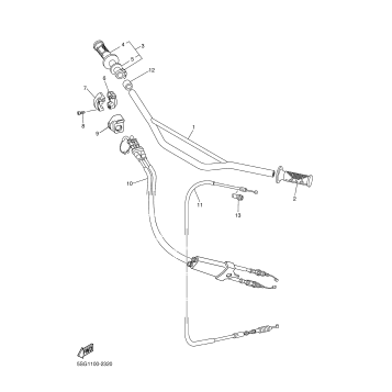 STEERING HANDLE CABLE