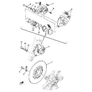 FRONT DISC BRAKE - CALIPER