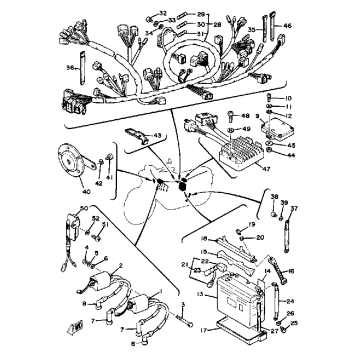 IGNITION COIL - BATTERY - HORN - WIRE HARNESS