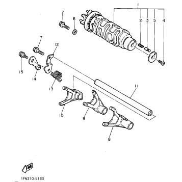 SHIFT CAM SHIFT FORK