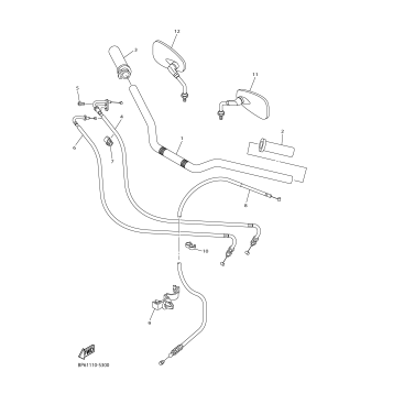STEERING HANDLE CABLE