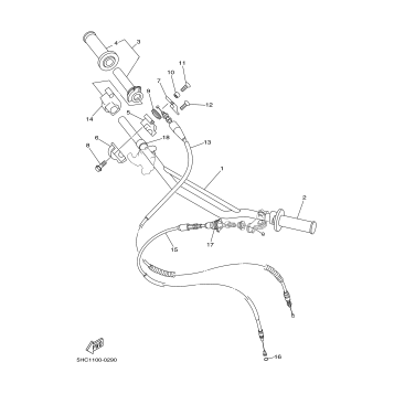 STEERING HANDLE CABLE