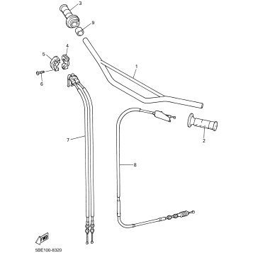 STEERING HANDLE CABLE
