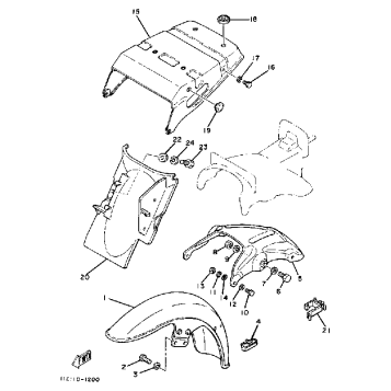 FRONT FENDER REAR FENDER