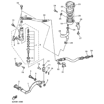 REAR MASTER CYLINDER