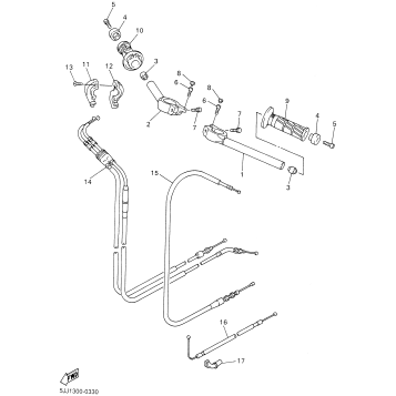 STEERING HANDLE CABLE