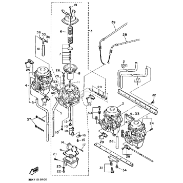 CARBURETOR CALIFORNIA MODEL ONLY