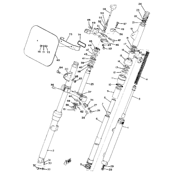 FRONT FORK (RT1, RT1M)