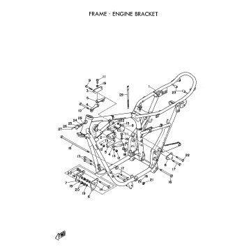 FRAME - ENGINE BRACKET