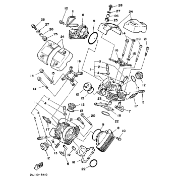 CYLINDER HEAD CALIFORNIA MODEL ONLY
