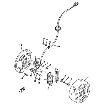 FLYWHEEL MAGNETO GTMX - GTMXA