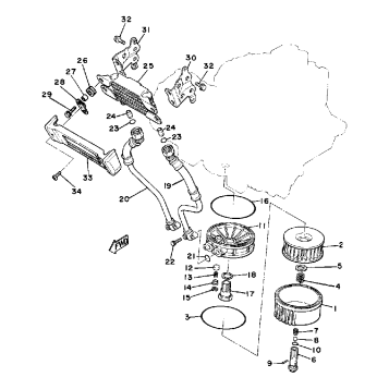 OIL COOLER OIL CLEANER