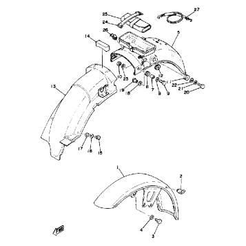 FRONT FENDER - REAR FENDER
