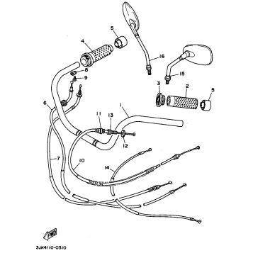 STEERING HANDLE CABLE