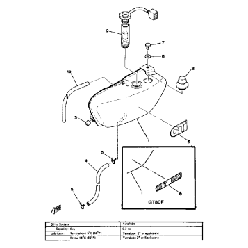 OIL TANK GT80E - GT80E~009161 - GT80F