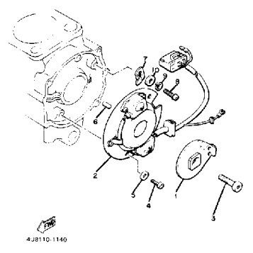 PICKUP COIL GOVERNOR XJ550H J K