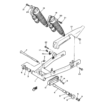 SWING ARM - REAR SHOCKS