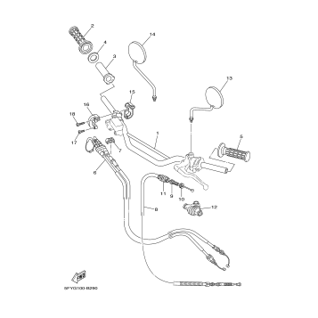 STEERING HANDLE & CABLE