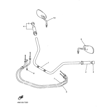 STEERING HANDLE CABLE