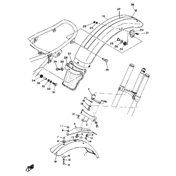 FRONT FENDER - REAR FENDER