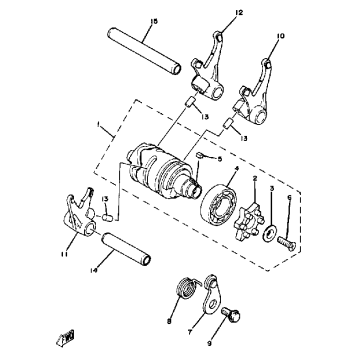 SHIFT CAM - FORK YZ125G