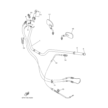 STEERING HANDLE CABLE