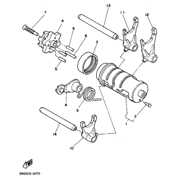 SHIFT CAM SHIFT FORK