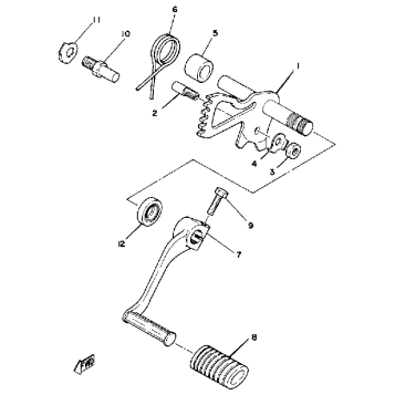 SHIFT SHAFT PEDAL