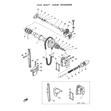 CAM SHAFT - CHAIN TENSIONER
