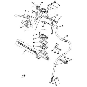 MASTER CYLINDER - BRAKE HOSE