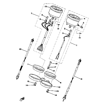SPEEDOMETER - TACHOMETER 250B - C - 400B - C
