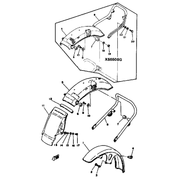 FRONT FENDER REAR FENDER
