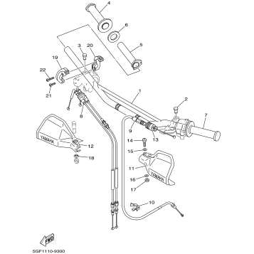 STEERING HANDLE CABLE