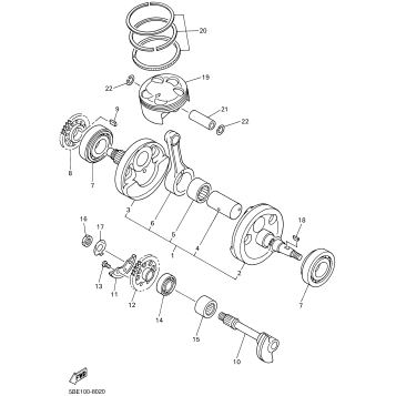 CRANKSHAFT PISTON